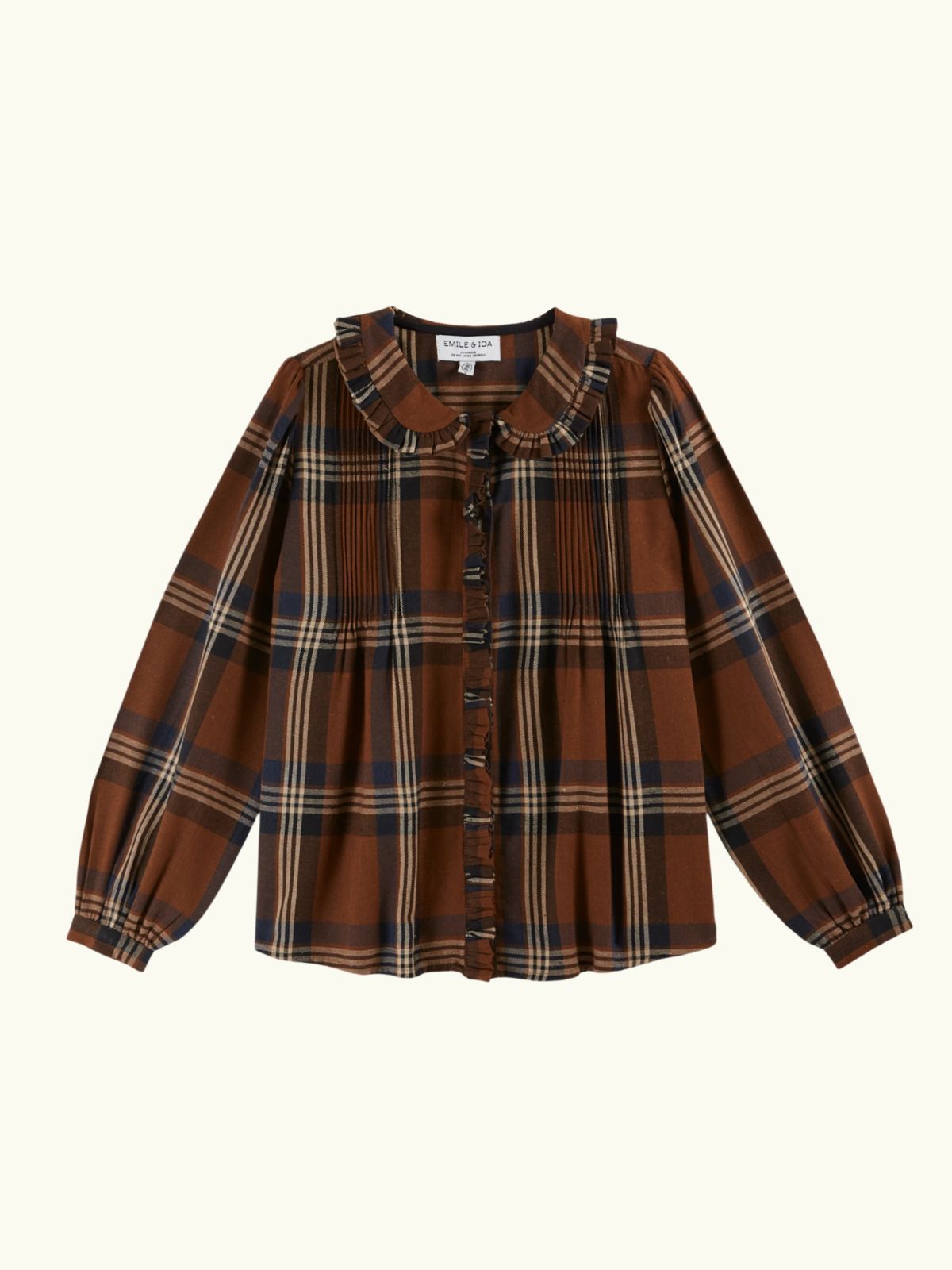 Caro Collar Check Shirt