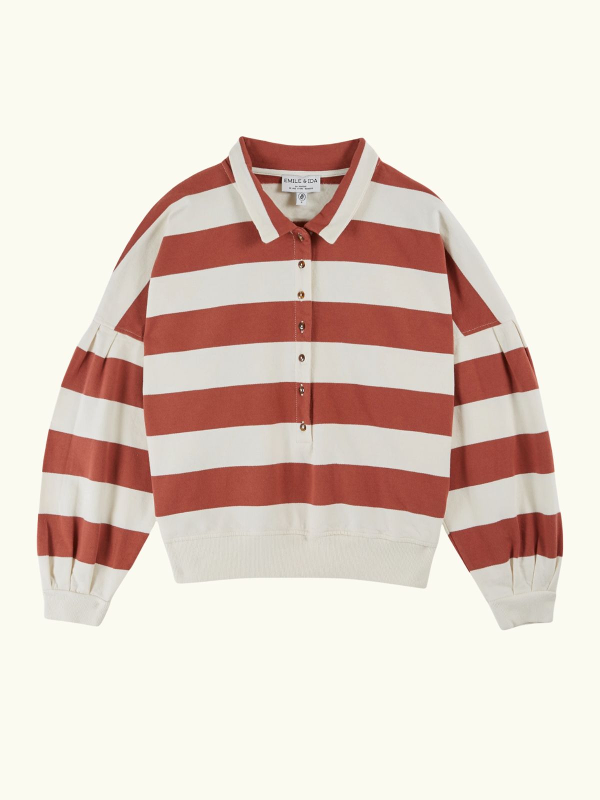 Clement Stripe Polo Jumper