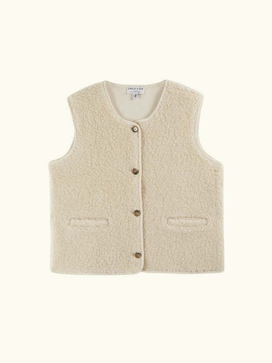 Cacao Teddy Vest