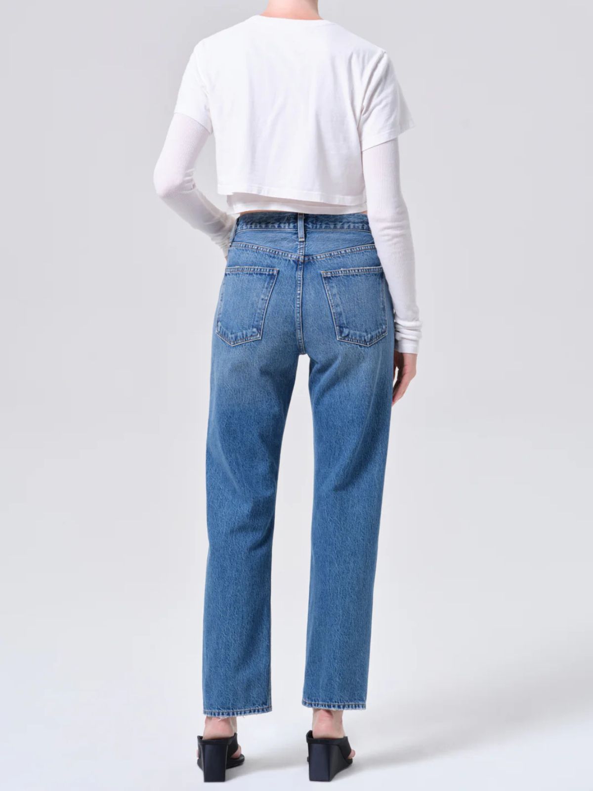 90's Pinch Waist Jean - Tinted Indigo