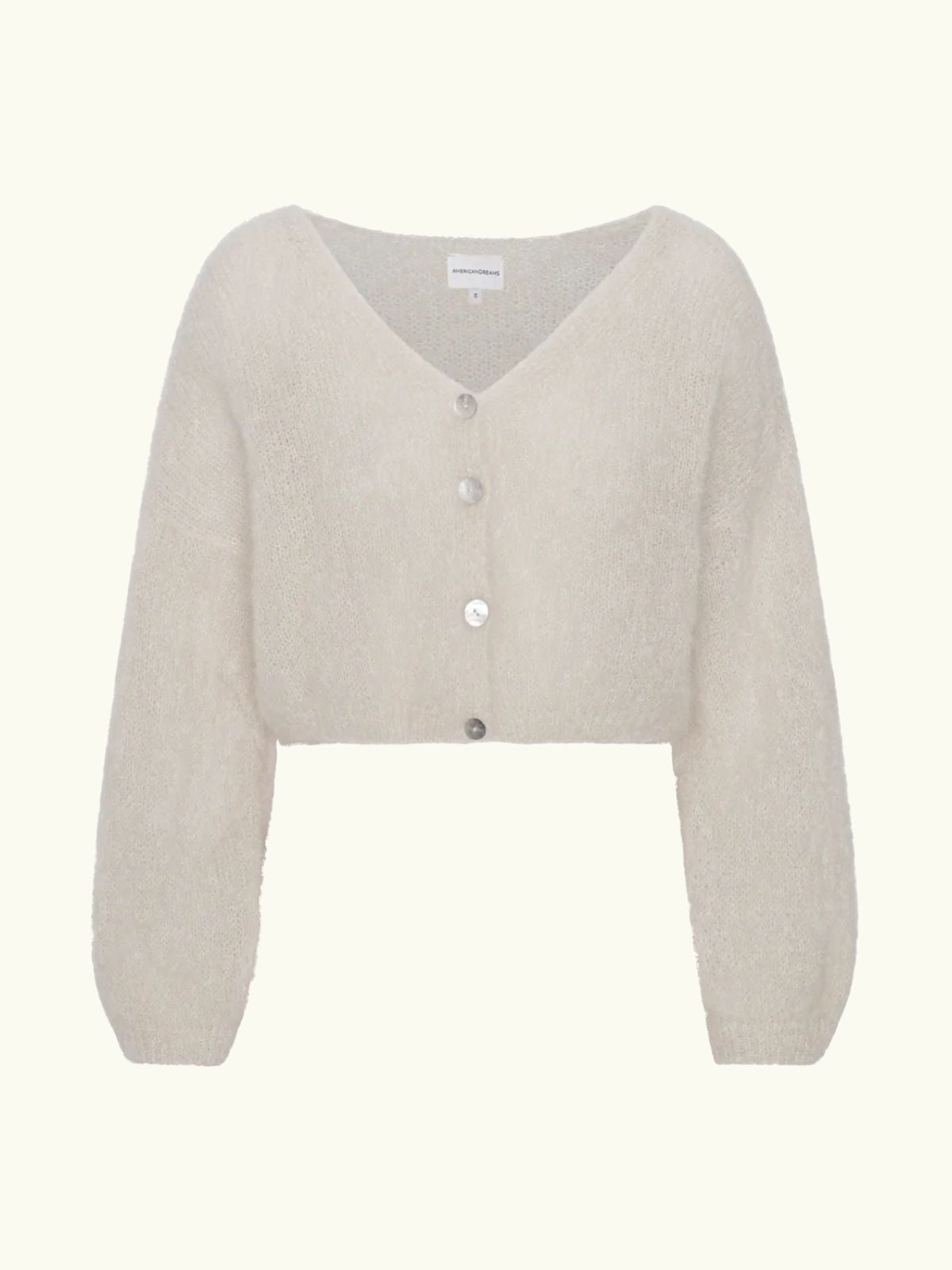 Cornelia Cropped Cardigan - Beige