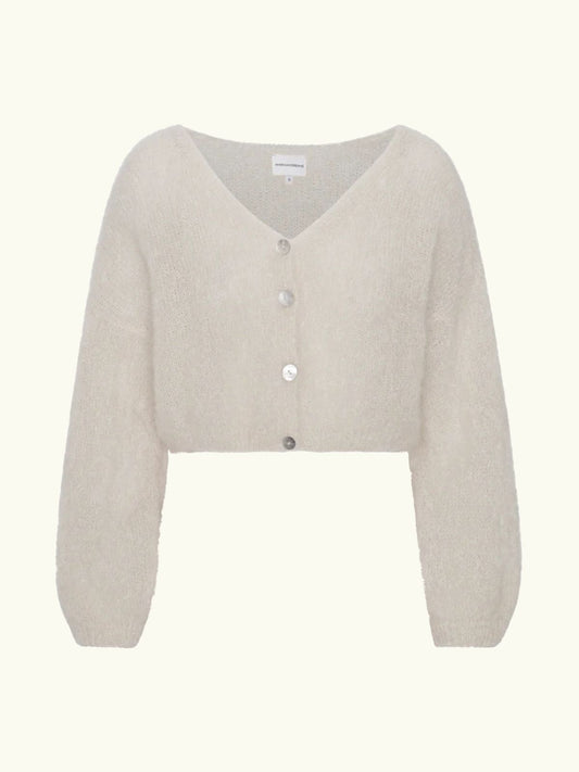Cornelia Cropped Cardigan - Beige