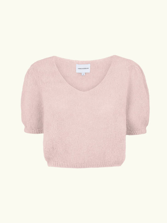Lolanda Cropped Knit - Pale Pink