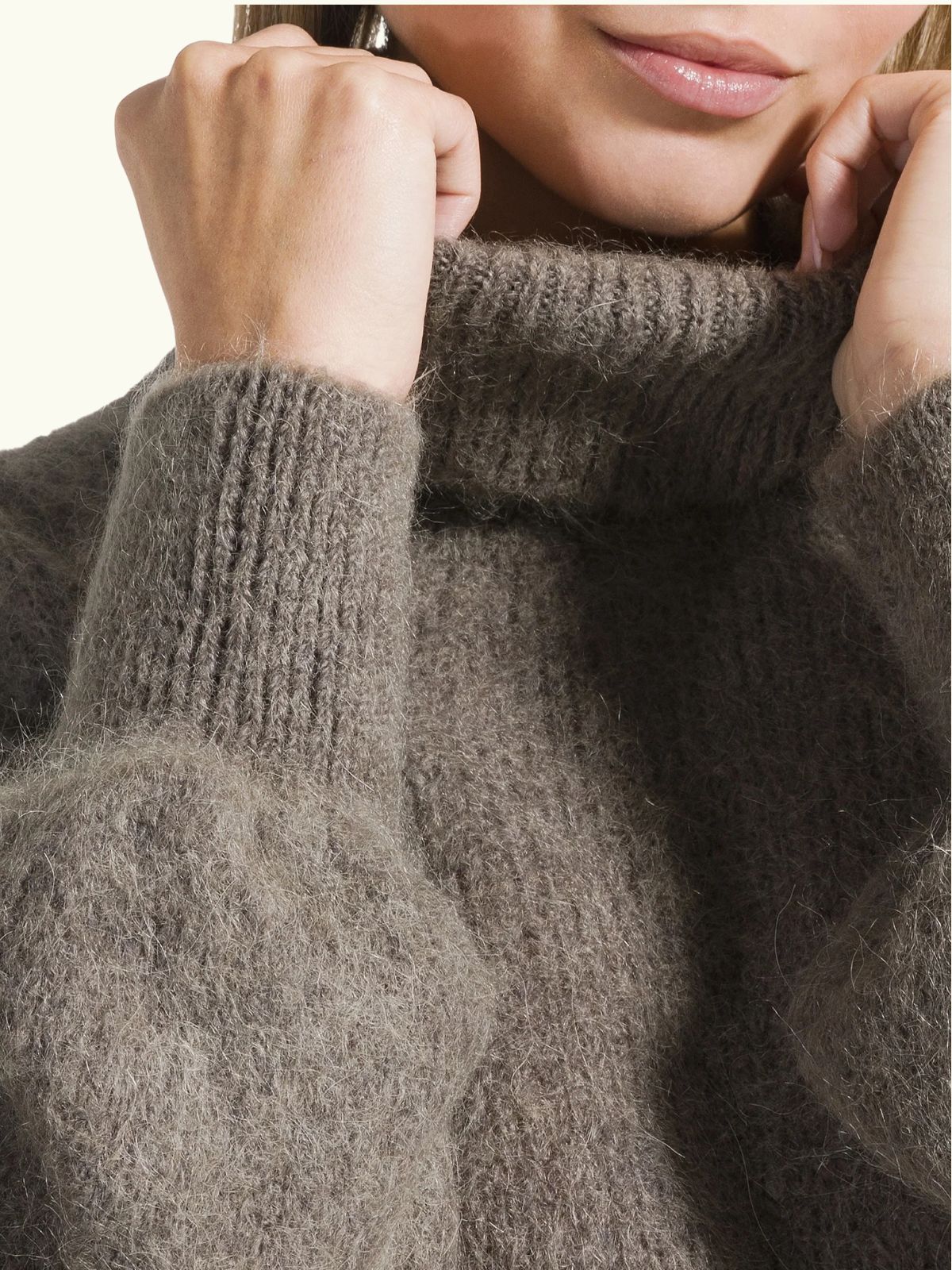 Piro Rollneck Jumper - Dark Taupe