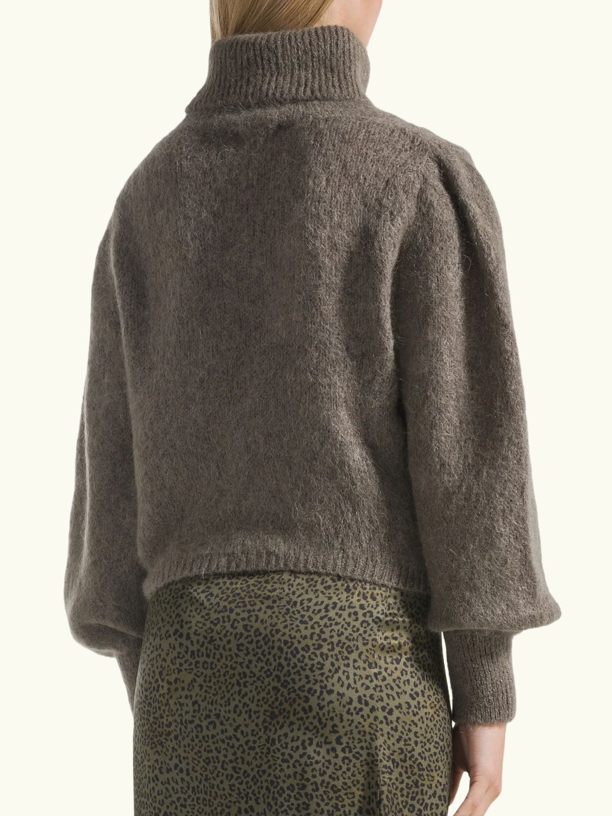 Piro Rollneck Jumper - Dark Taupe