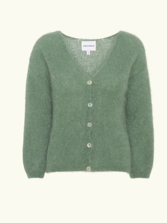 Cornelia Long Sleeve Cardigan - Khaki