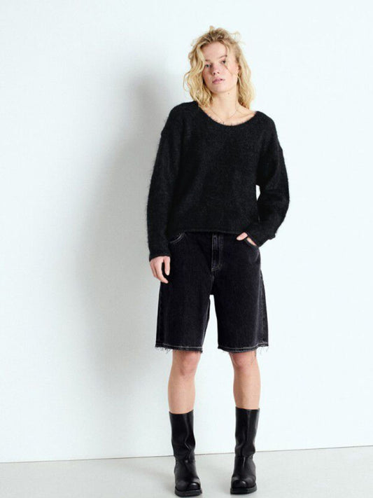 Nuny Melange Jumper - Charcoal