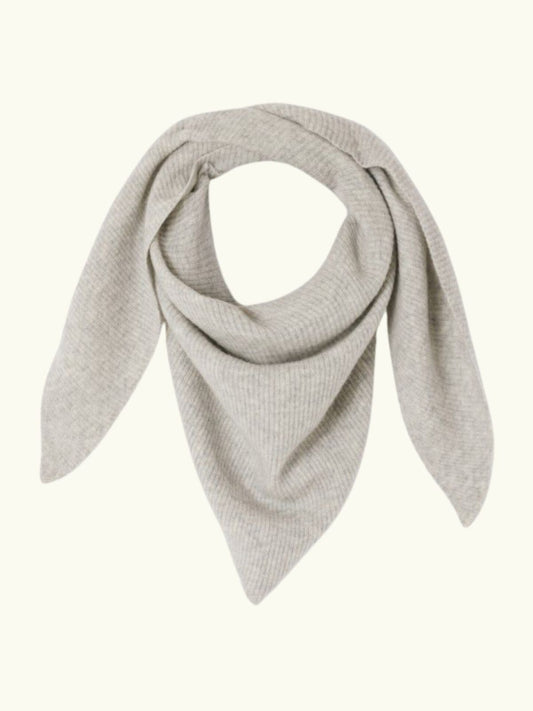 Raxow Triangle Scarf - Light Grey