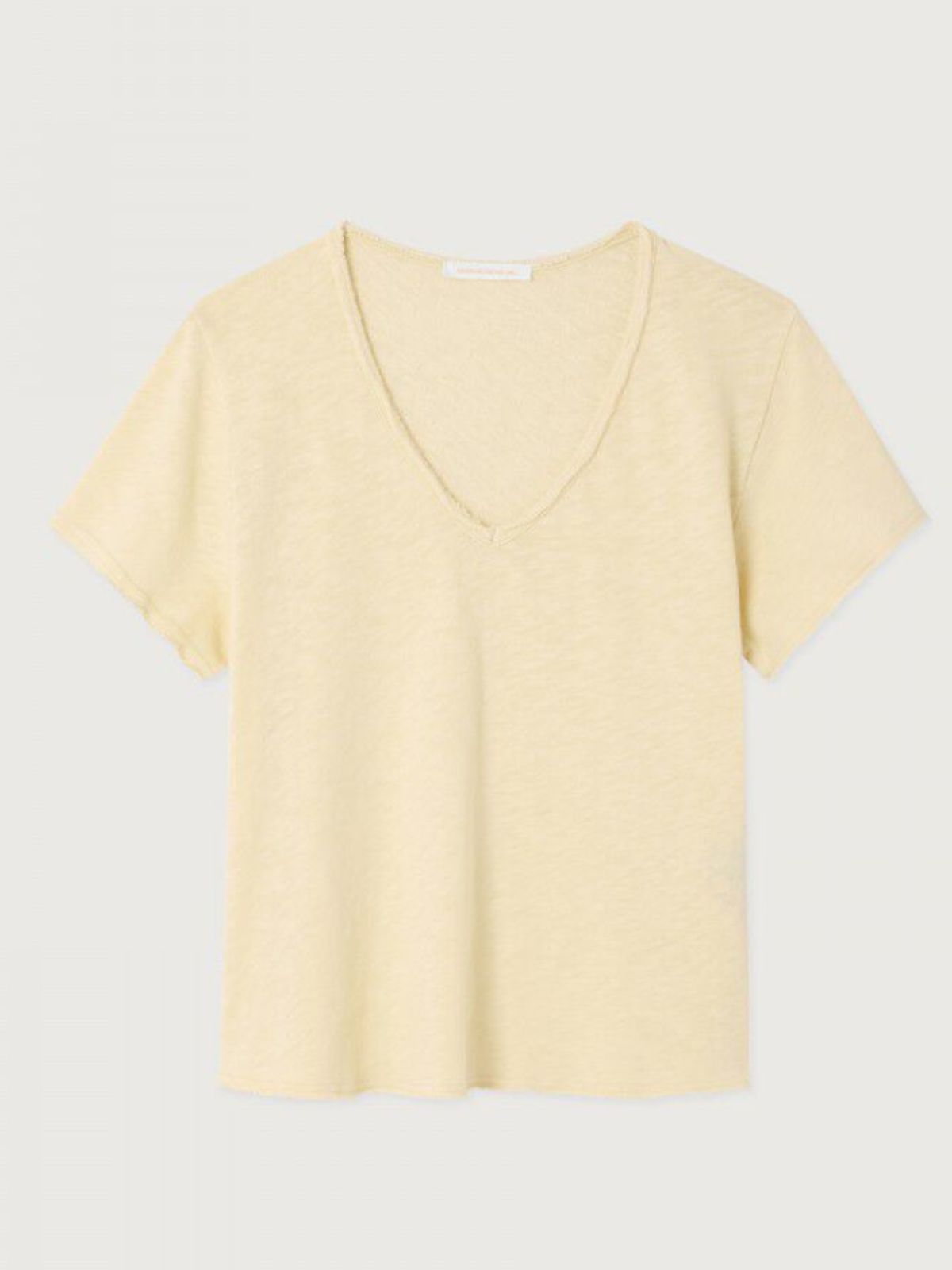 Iris Fashion - AMERICAN VINTAGE - Sonoma V-Neck T-Shirt - Vanilla