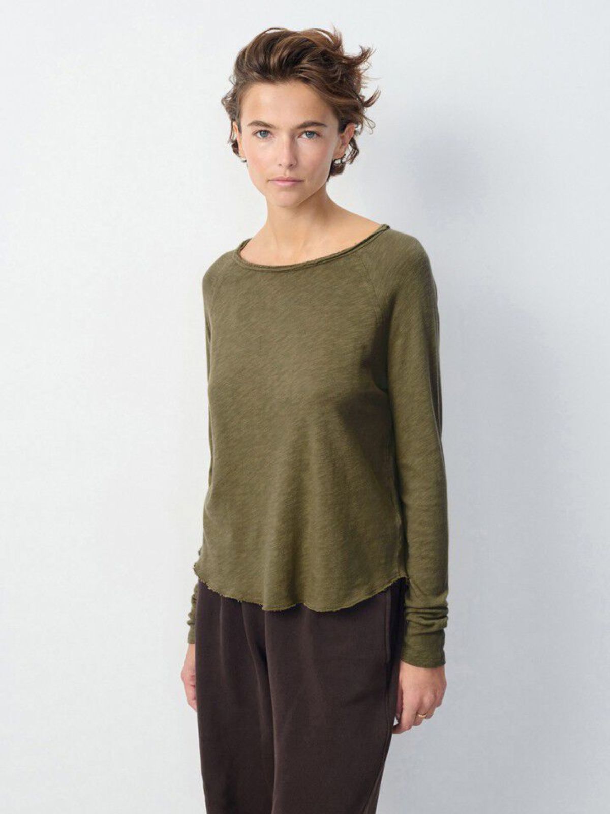 Sonoma Long Sleeve Top - Leaf Green