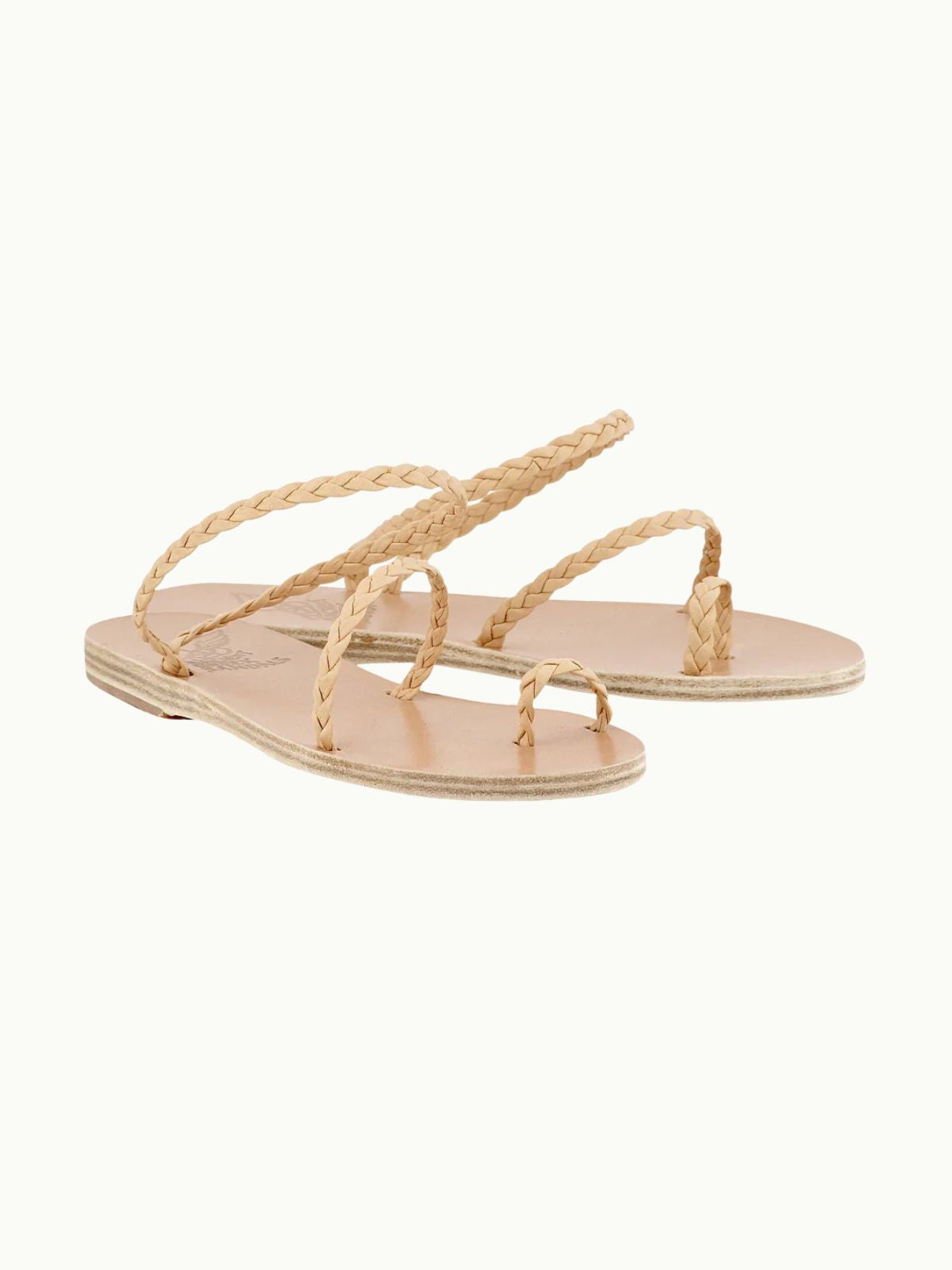 Eleftheria  Leather Sandal - Natural