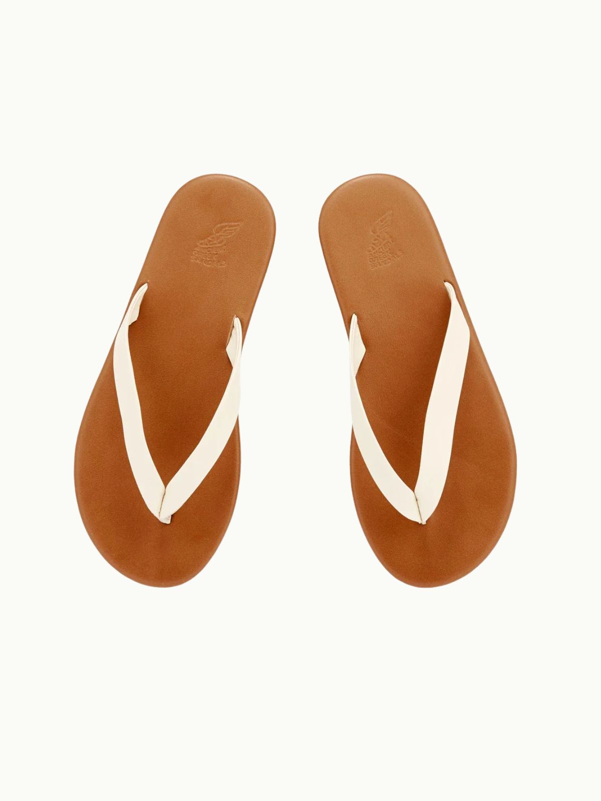 Sayonara  Leather Flip Flop - Off White/Cotto