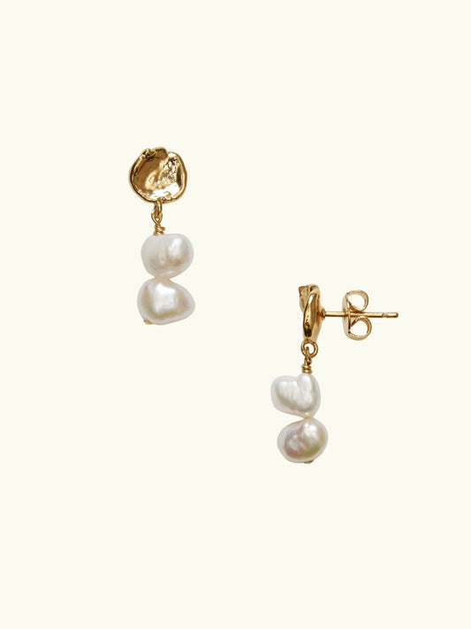 Pearly Drop Earring - Short