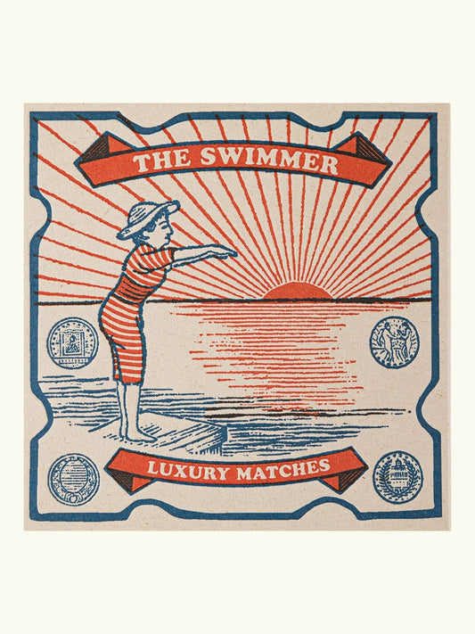 Square Matchboxes - The Swimmer
