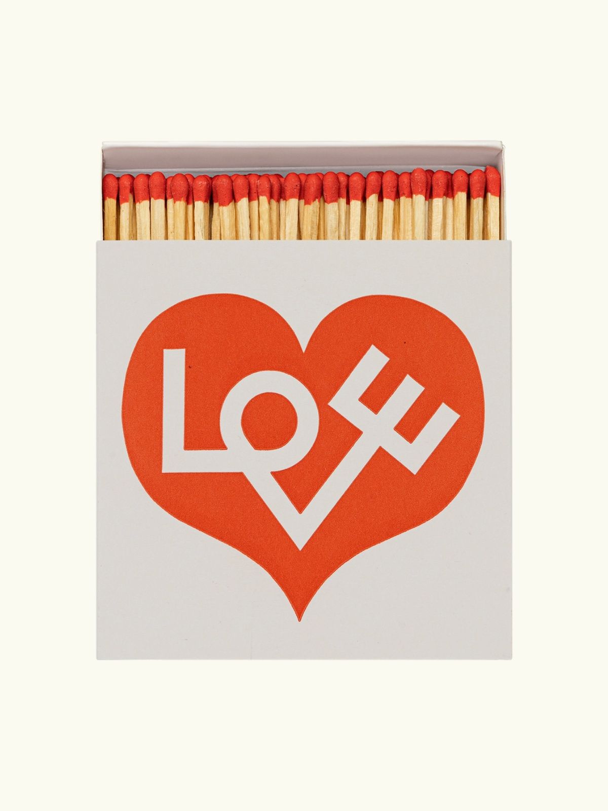 Square Matchbox - Love Heart