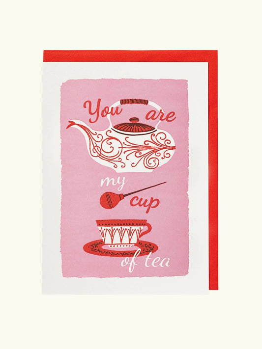 Letterpress Card - My Cup of Tea