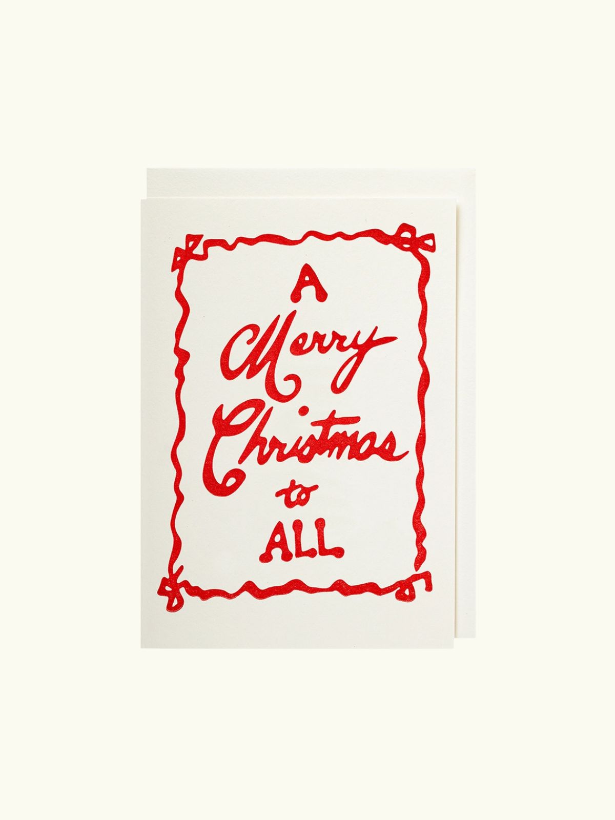 Notelet Card -A Merry Christmas To All