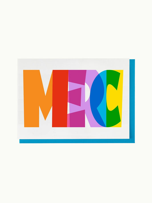 Letterpress Card - Merci