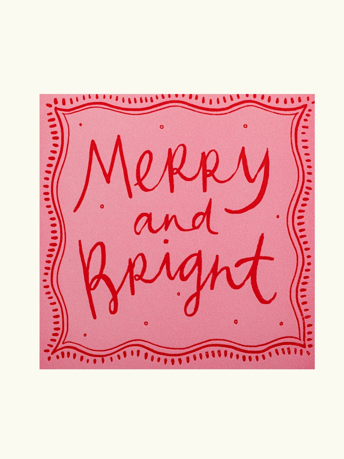 Square Matchbox - Merry & Bright