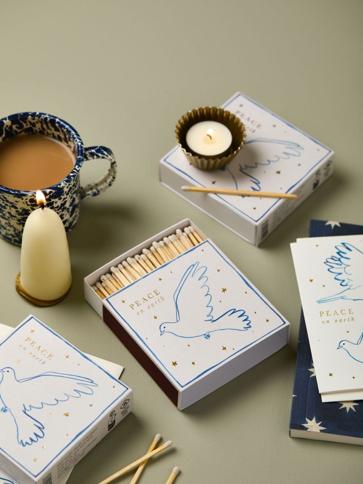 Square Matchbox - Peace