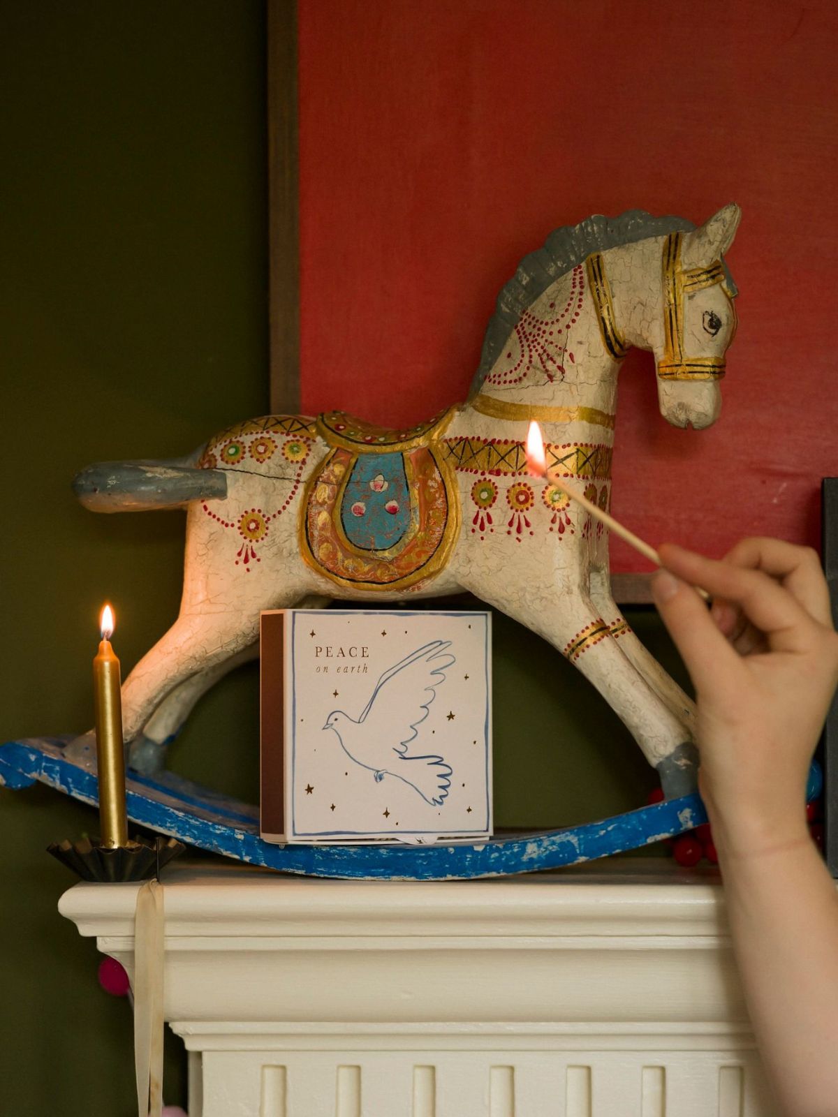 Square Matchbox - Peace