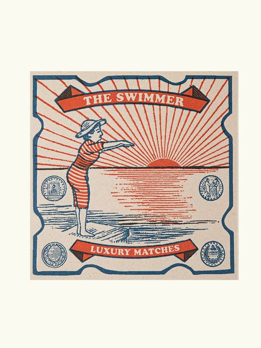 Square Matchbox - The Swimmer