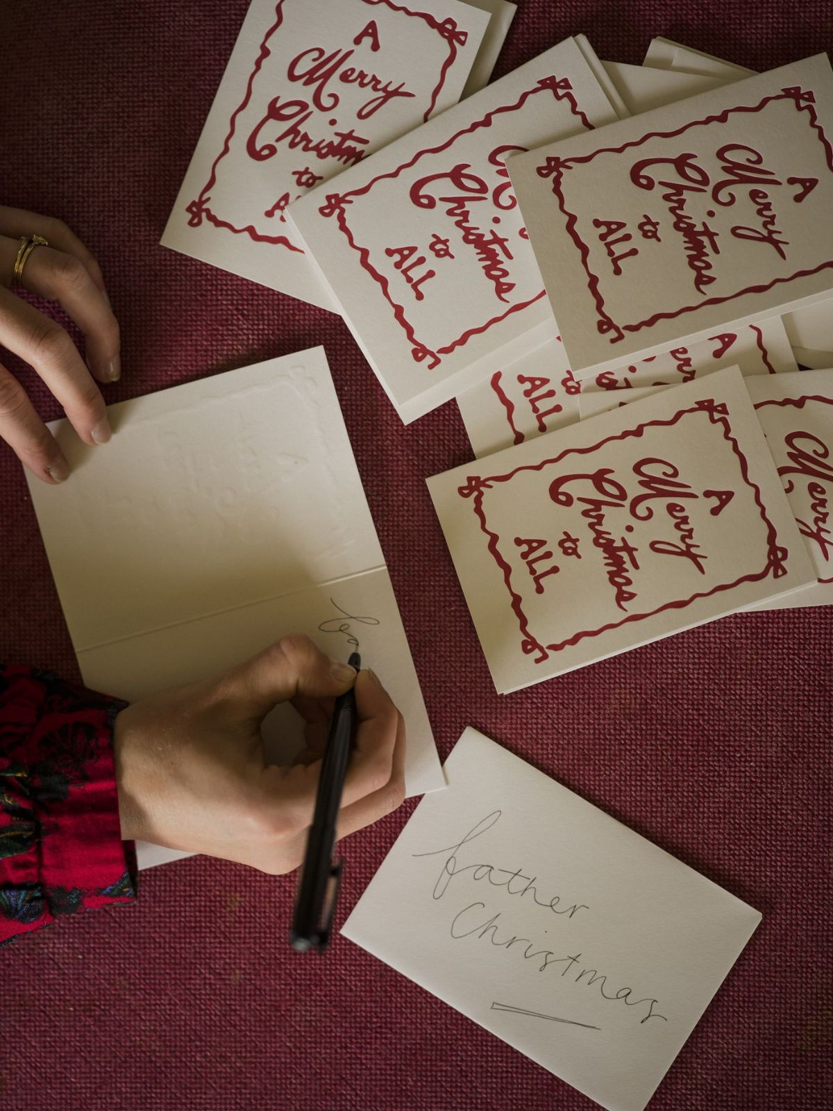 Notelet Card -A Merry Christmas To All