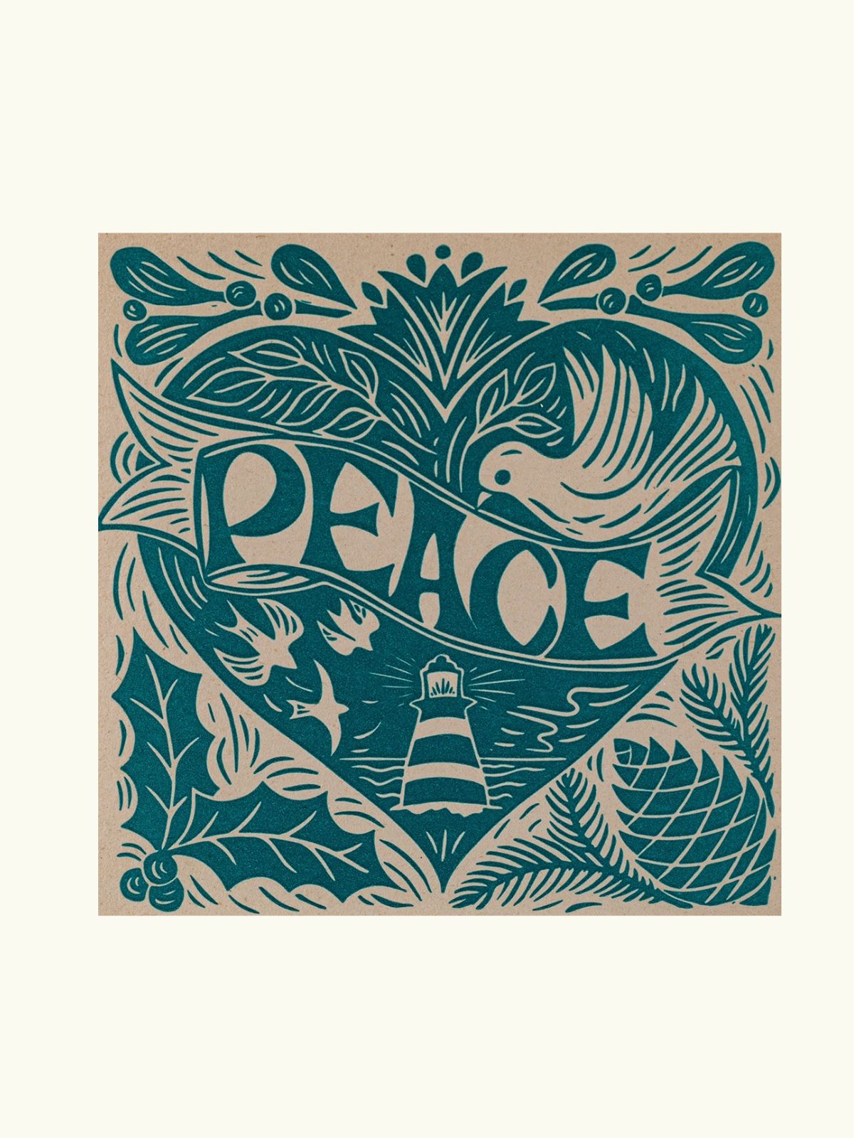 Square Matchbox - Christmas Peace