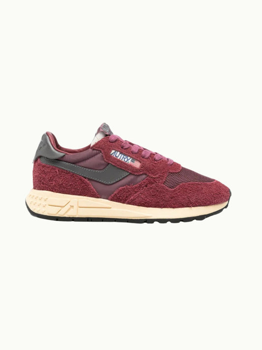 Iris Fashion - AUTRY - Reelwind Sneakers Suede/ Net - Burgundy