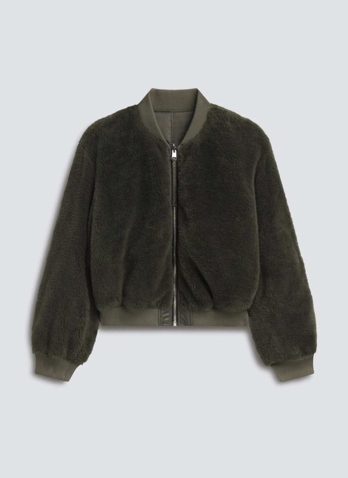 Frankie Reversible Bomber - Dusky Green