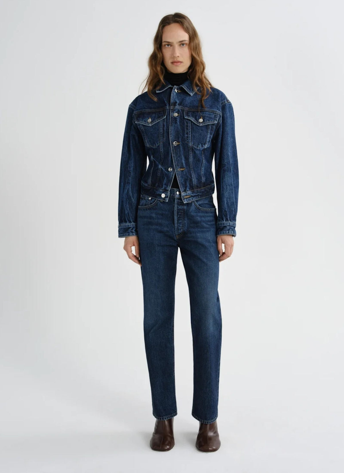 Lana Covell Straight Jeans - Dark Indigo