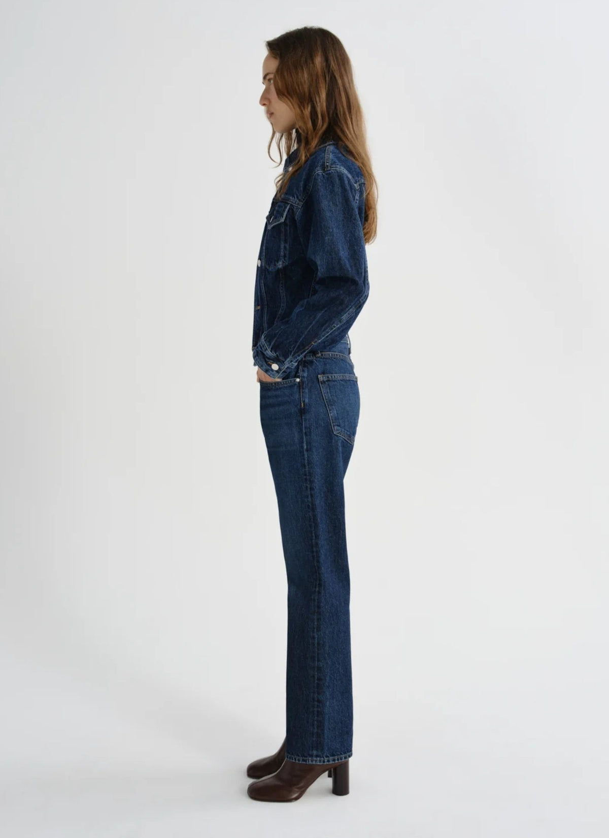 Lana Covell Straight Jeans - Dark Indigo