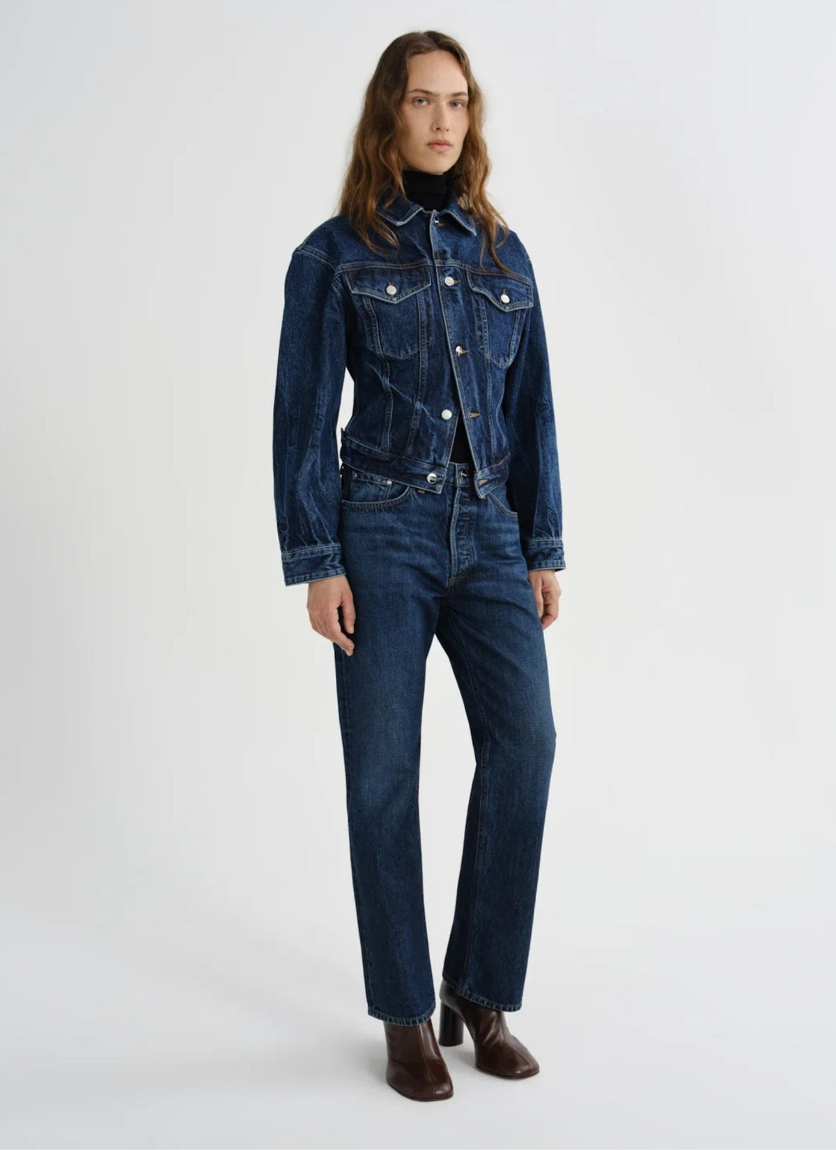 Lana Covell Straight Jeans - Dark Indigo