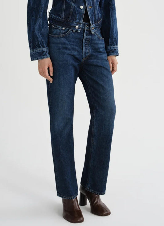 Lana Covell Straight Jeans - Dark Indigo