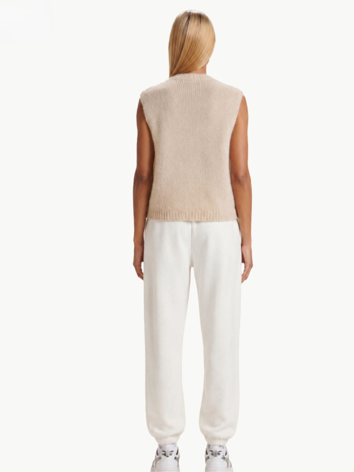 Telma Knitted Vest - Beige