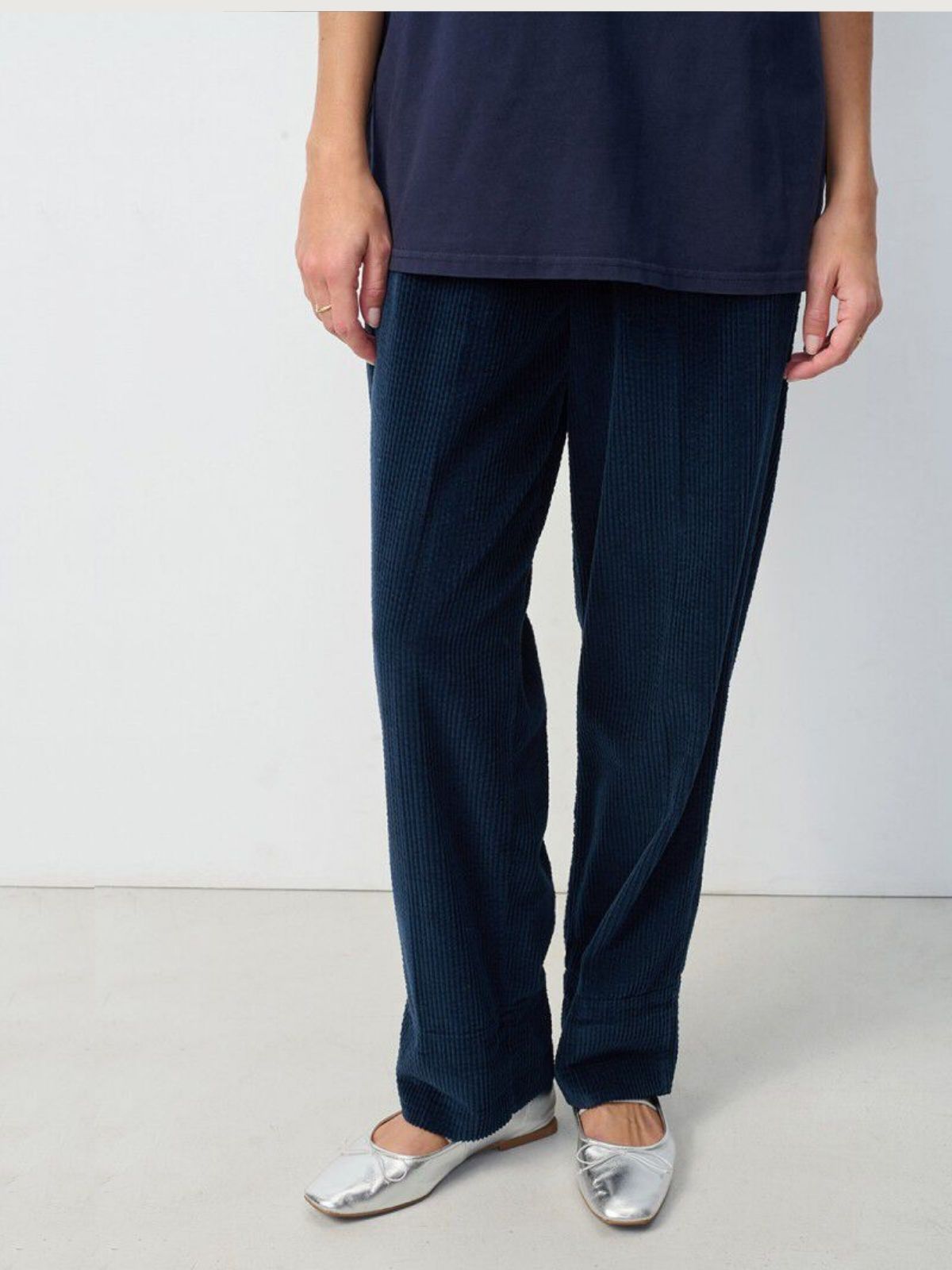 Padow Cord  Pants - Navy