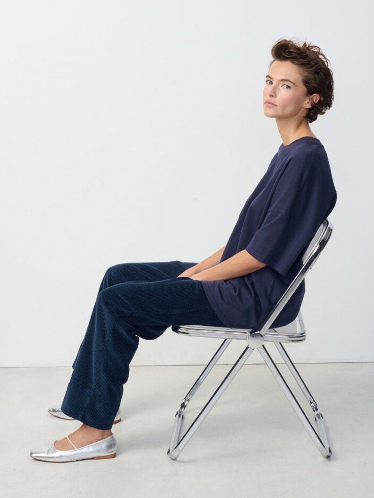 Padow Cord  Pants - Navy