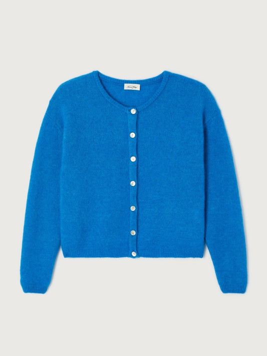 Vitow Alpaca Cardigan - Blue