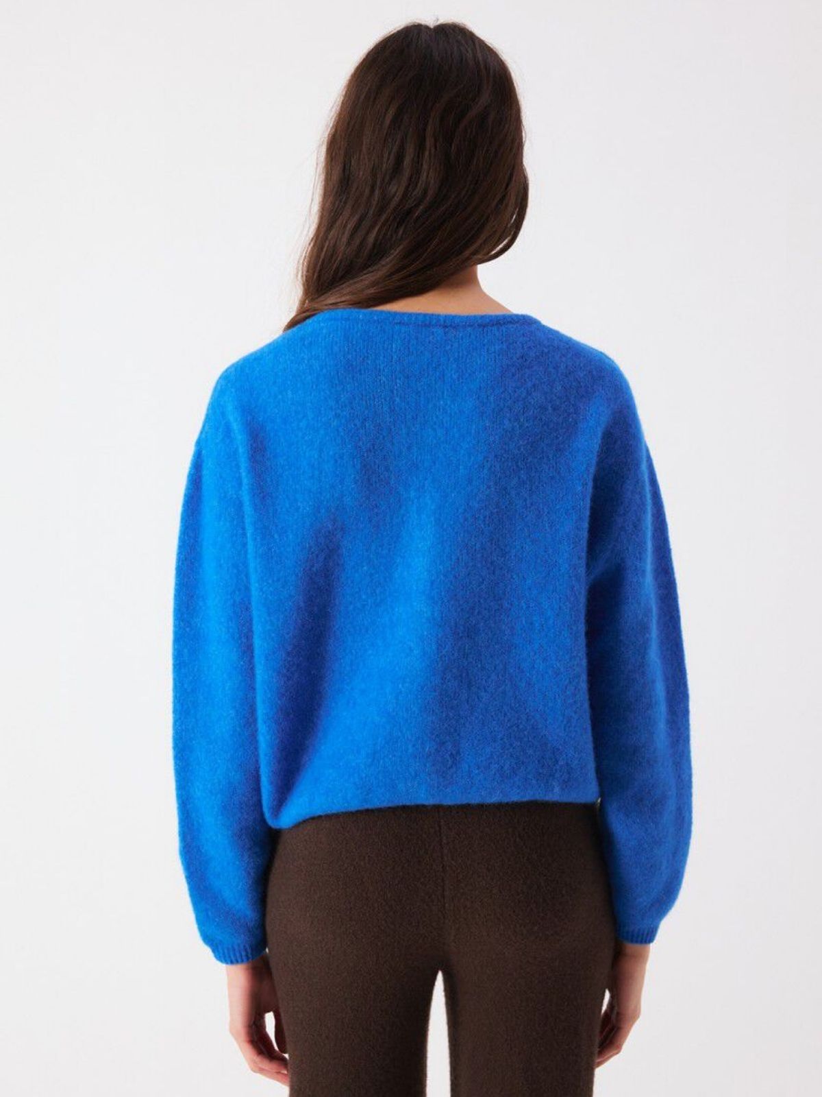 Vitow Alpaca Cardigan - Blue