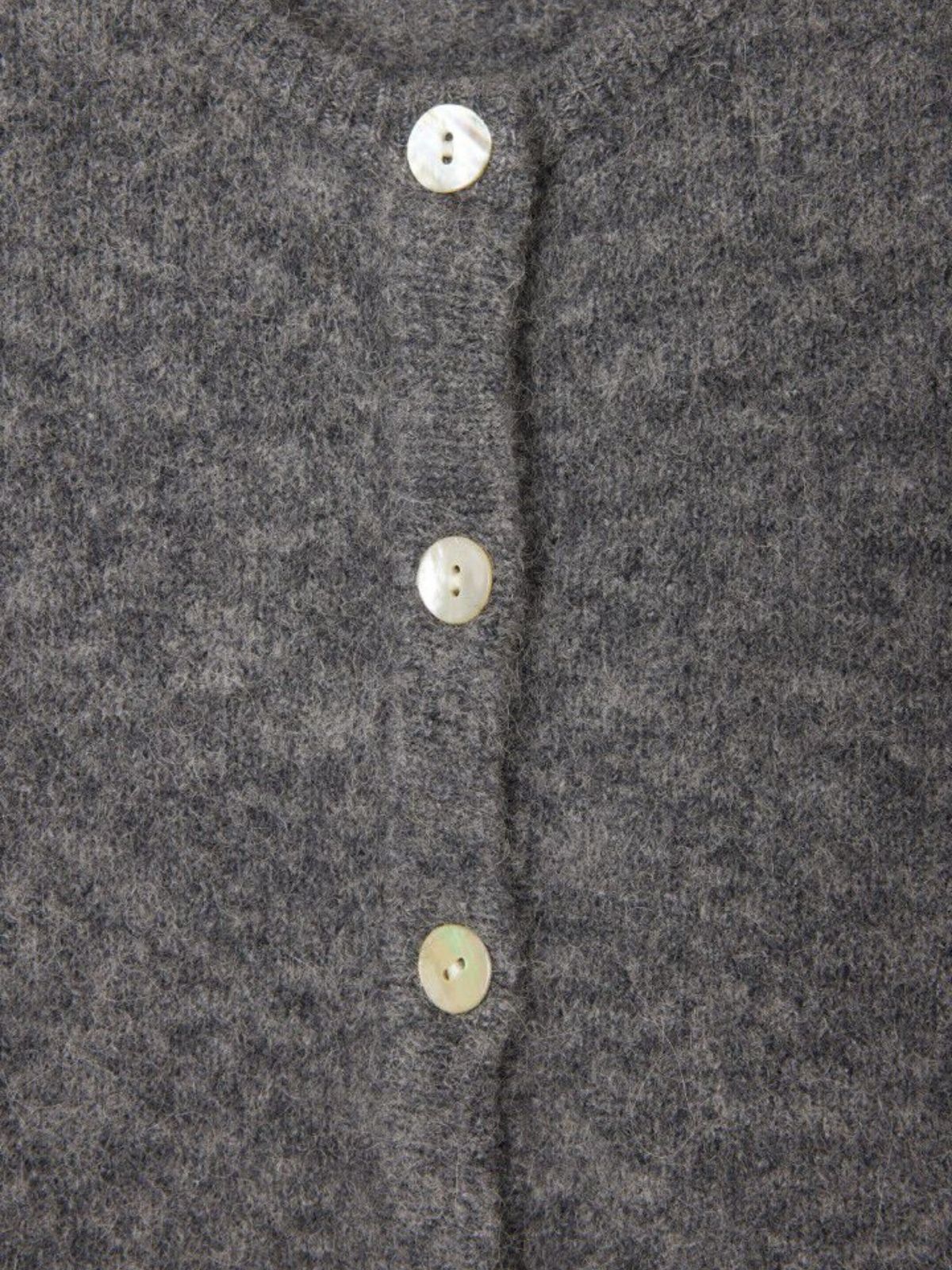 Vitow Alpaca Cardigan - Charcoal