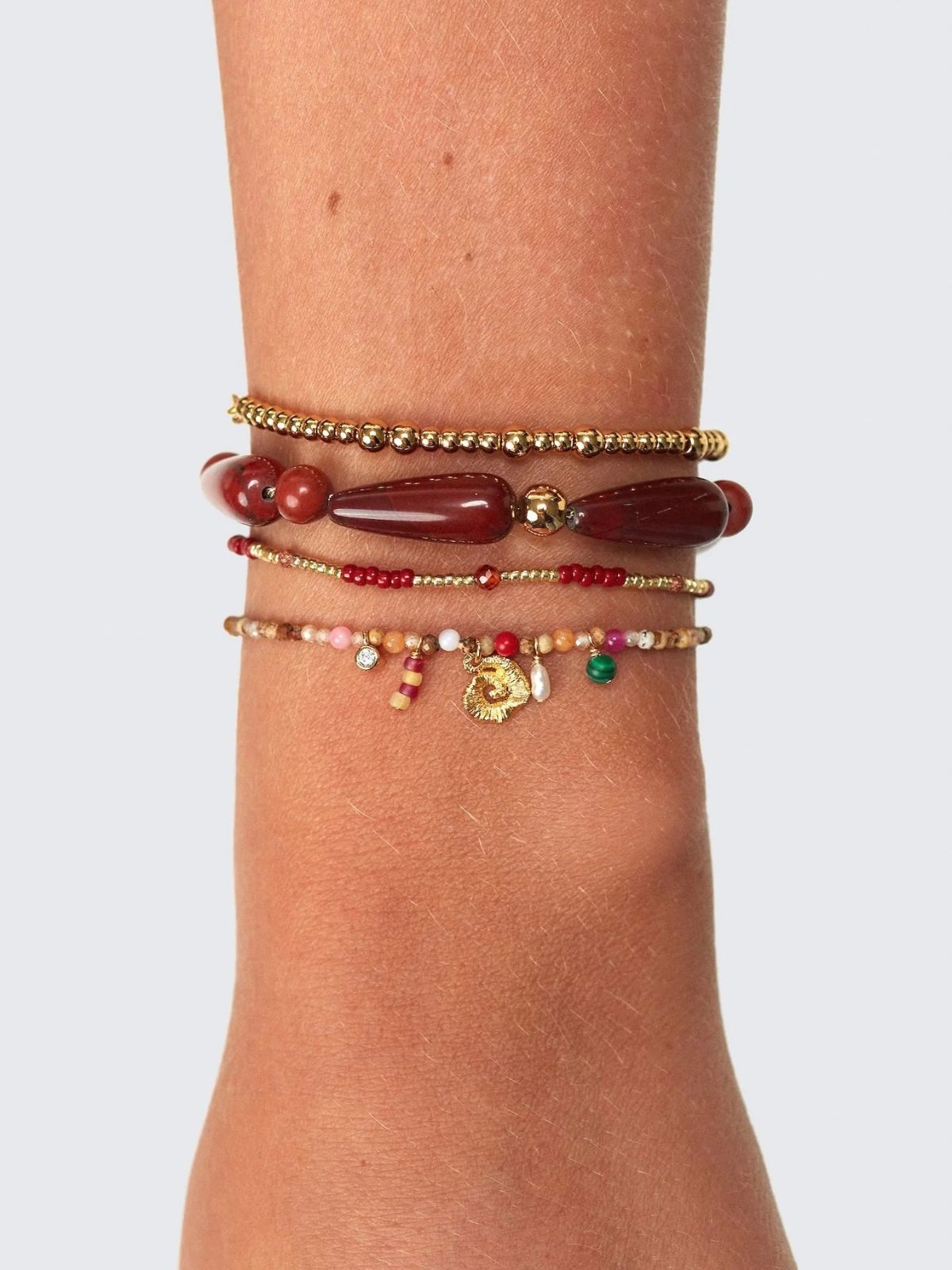 Hot Drops Bracelet - Red