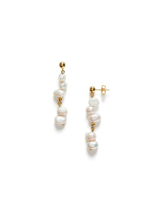Pearly Drop Earring - Long
