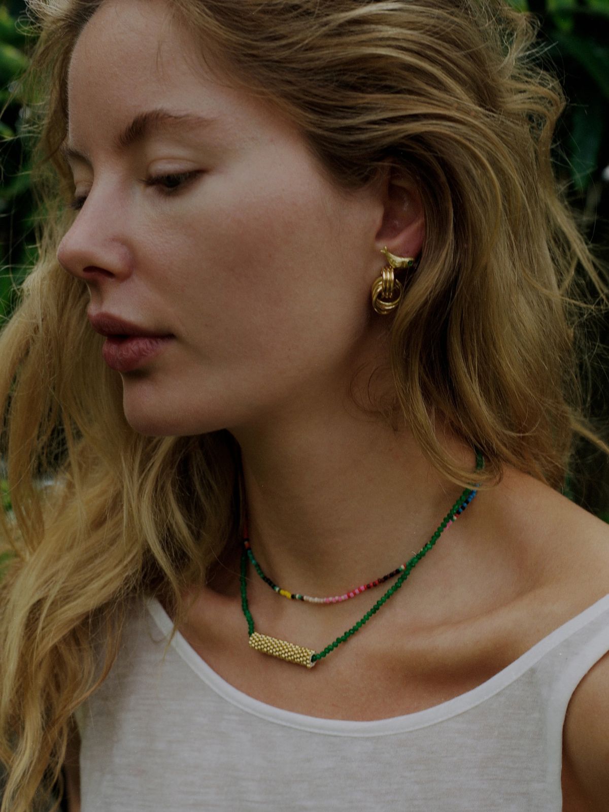 Triplet Earring - Gold