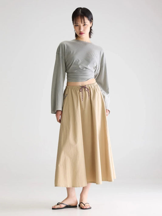 Harlin Maxi Skirt - Clay