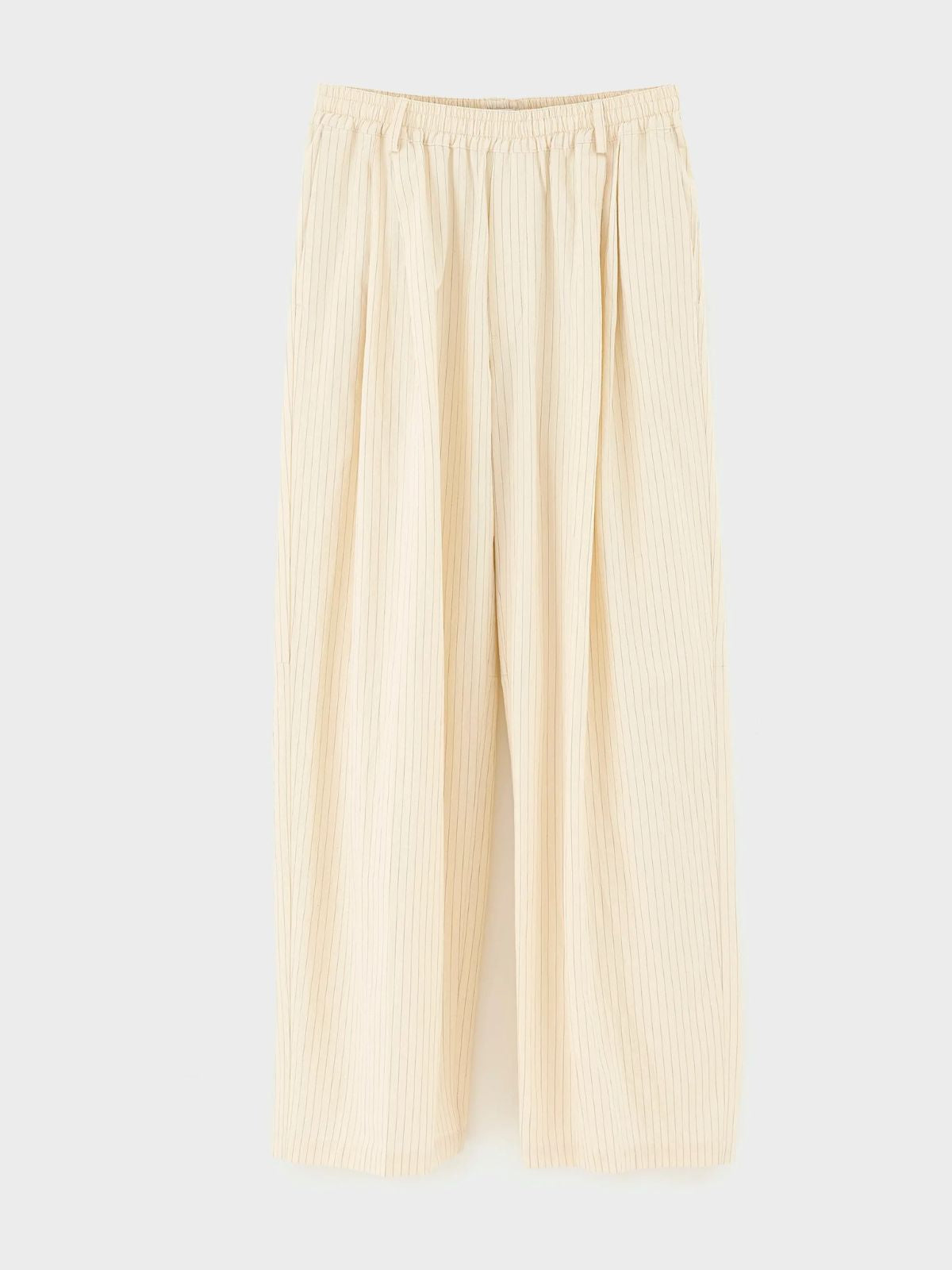 Jilo Pinstripe Trousers - Cream
