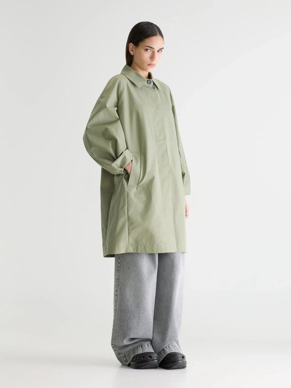 Julie Trench coat - Sage