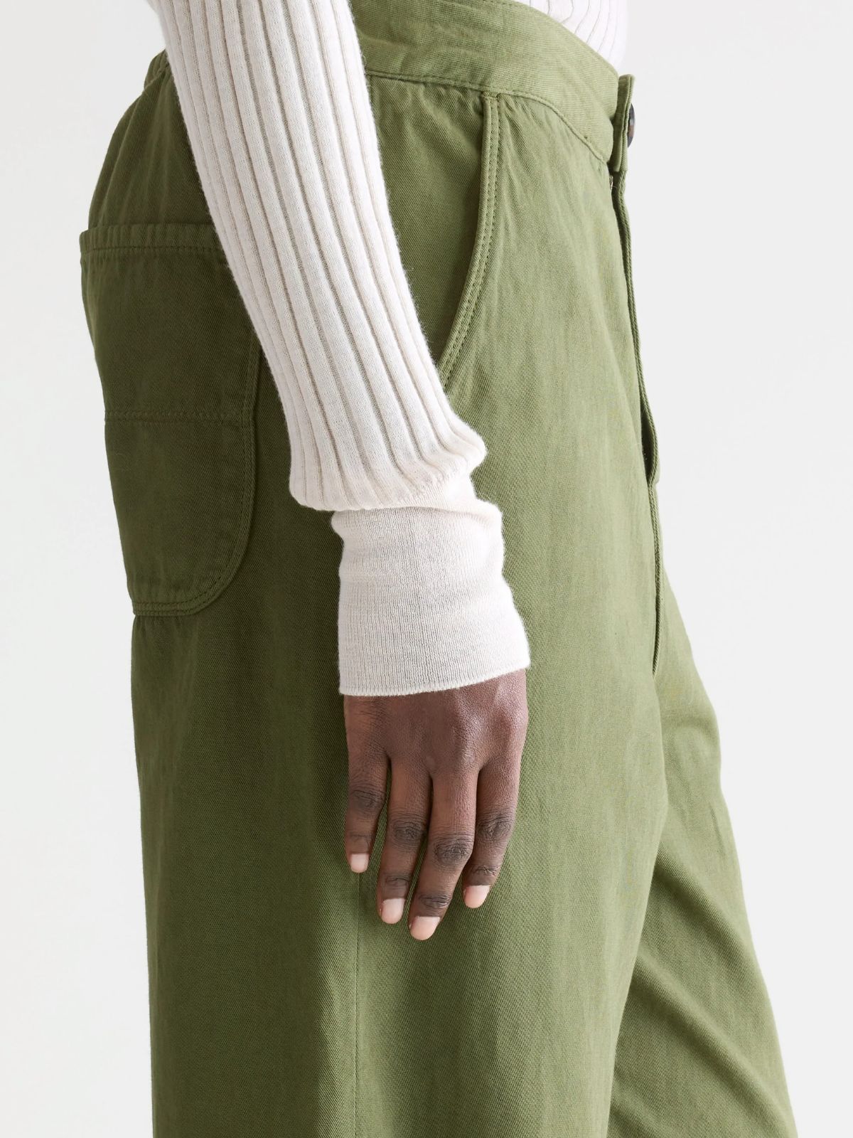 Pasop Relaxed Trousers - Khaki