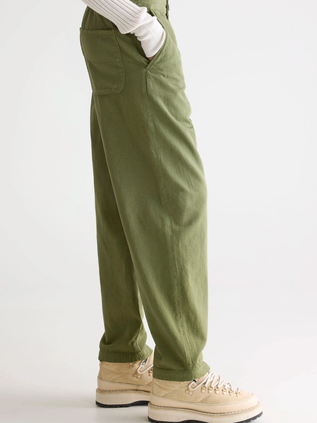 Pasop Relaxed Trousers - Khaki