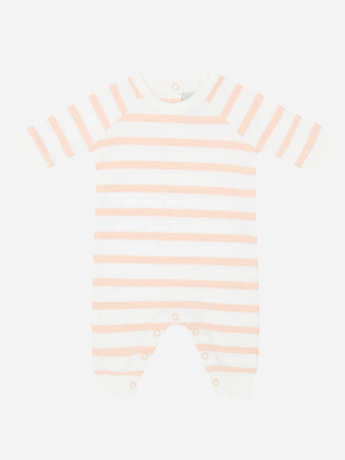 Iris Fashion - BOB & BLOSSOM - Breton Striped All-In-One - Powder Pink