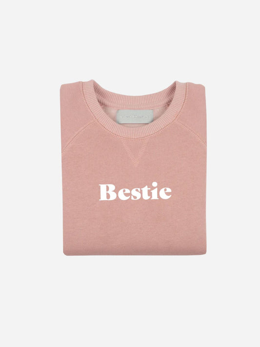 Bestie Sweatshirt - Faded Blush